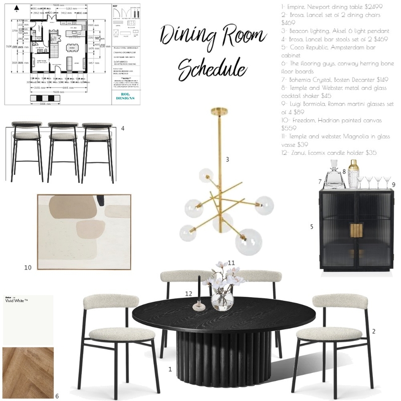 dining room Mood Board by scontera on Style Sourcebook