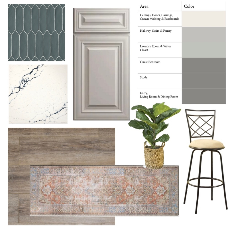 Kitchen Sample Board Mood Board by vanoverallison7@gmail.com on Style Sourcebook