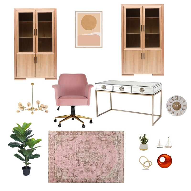 Home office Mood Board by Elcharis Interior Design on Style Sourcebook