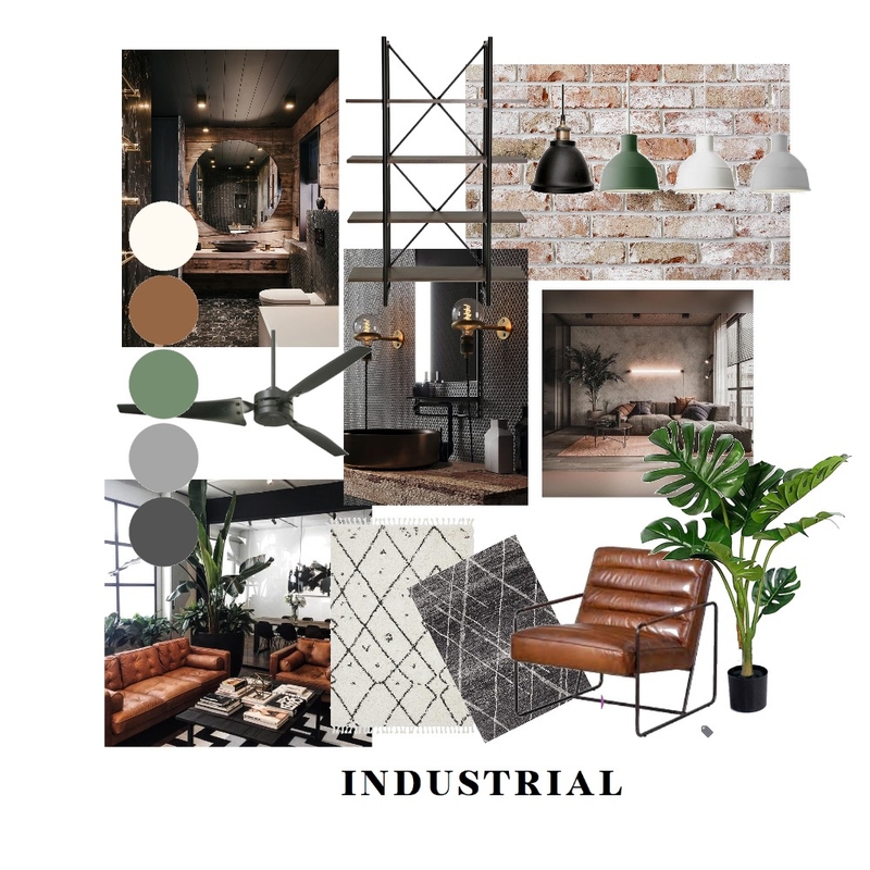 industrial Mood Board by Rumeysa_Yildiz on Style Sourcebook