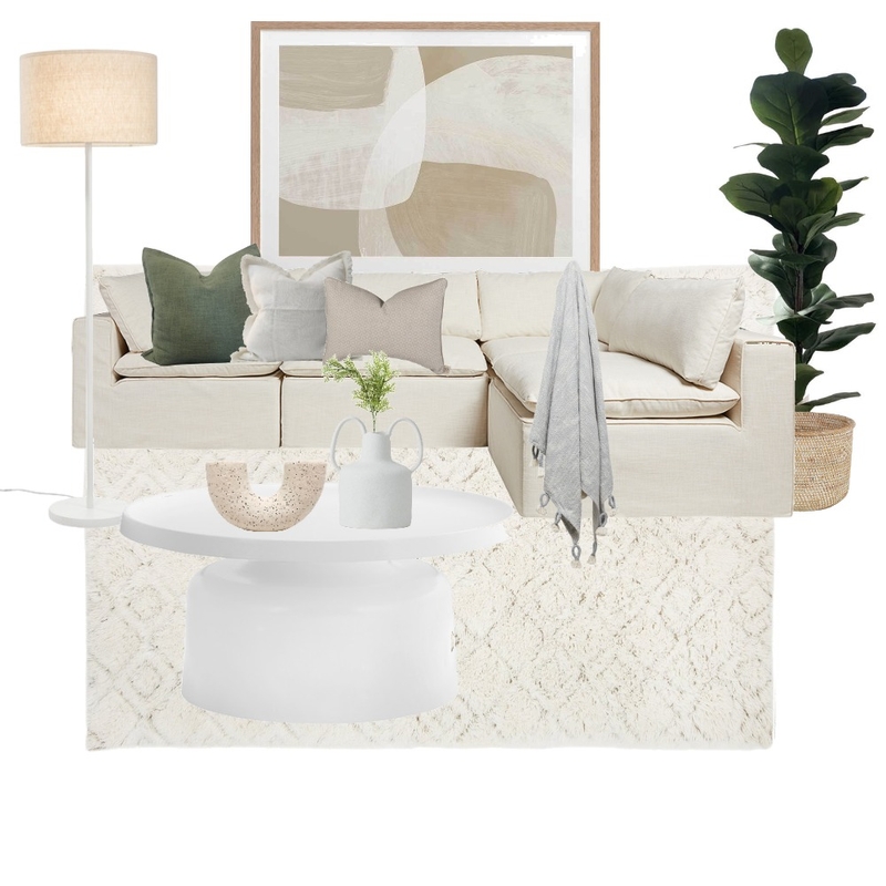 Neutral Living Mood Board by ESST. INTERIORS on Style Sourcebook