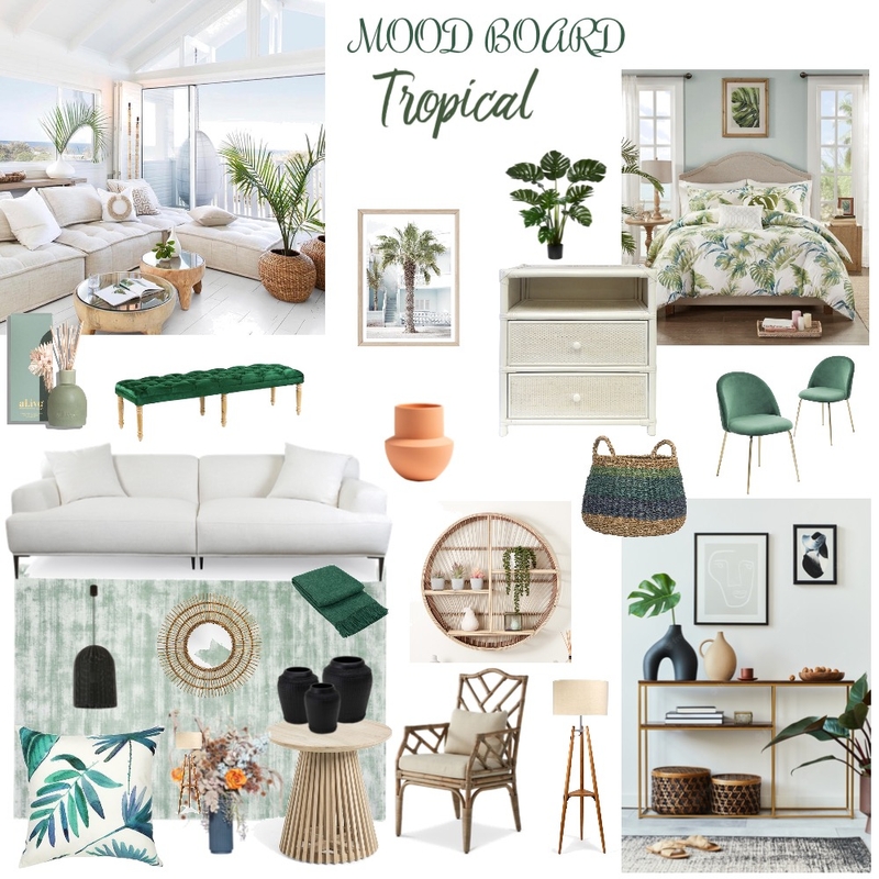 Tropical Mood Board by Isha02 on Style Sourcebook