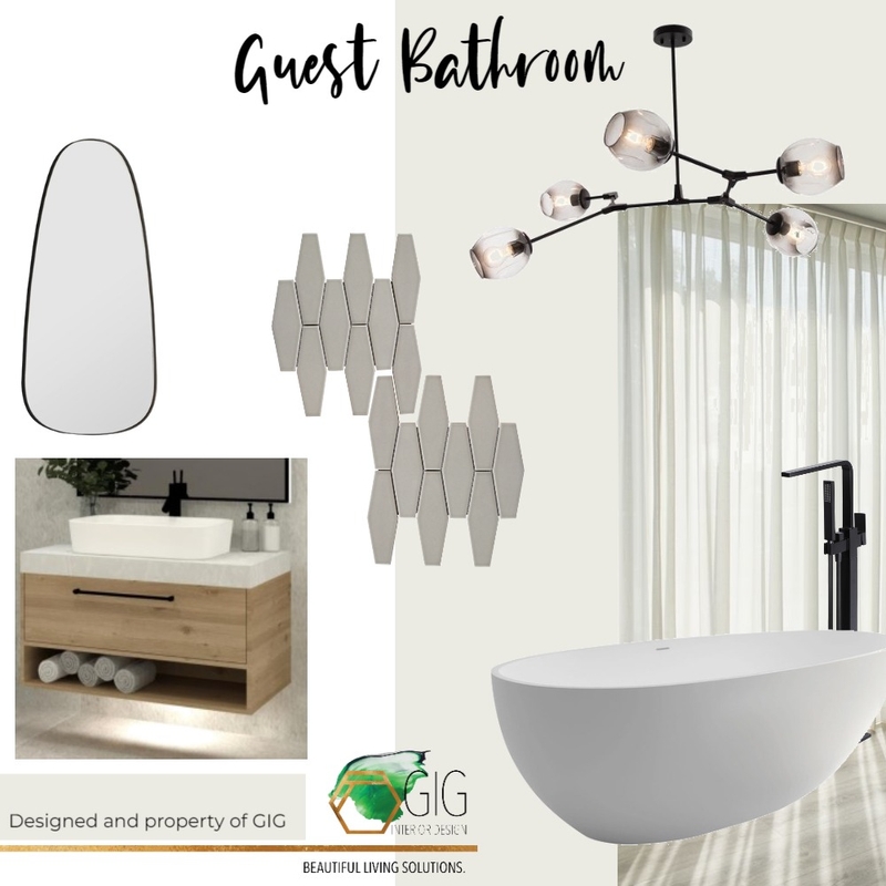guest bathroom Mood Board by Nadine Meijer on Style Sourcebook