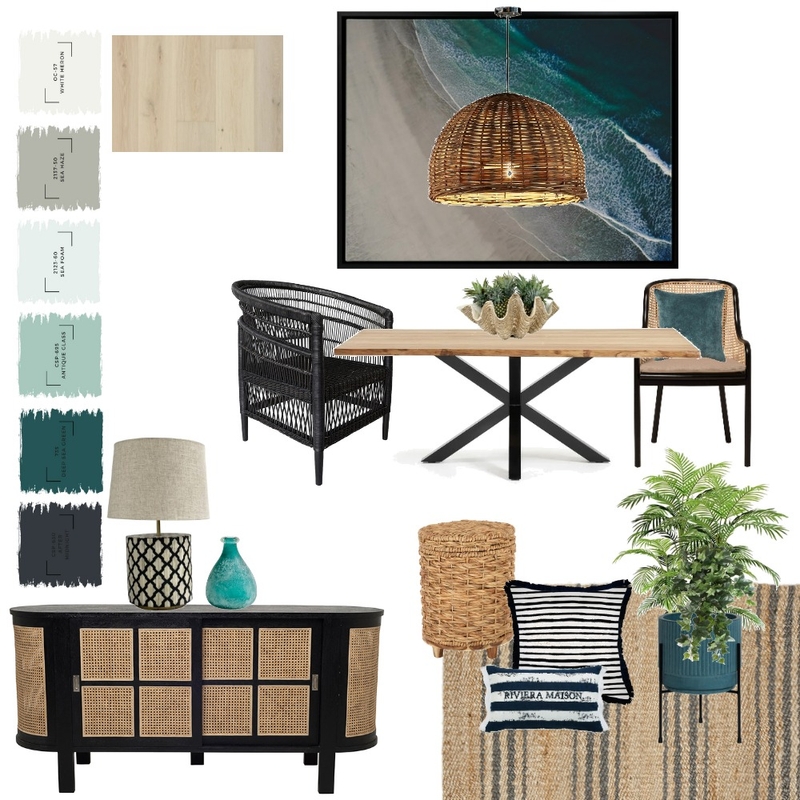 dark coastal dining Mood Board by Lucey Lane Interiors on Style Sourcebook