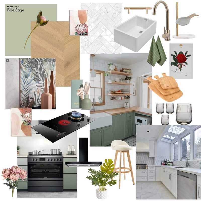 Sage Kitchen Mood Board by Rocmaobi on Style Sourcebook