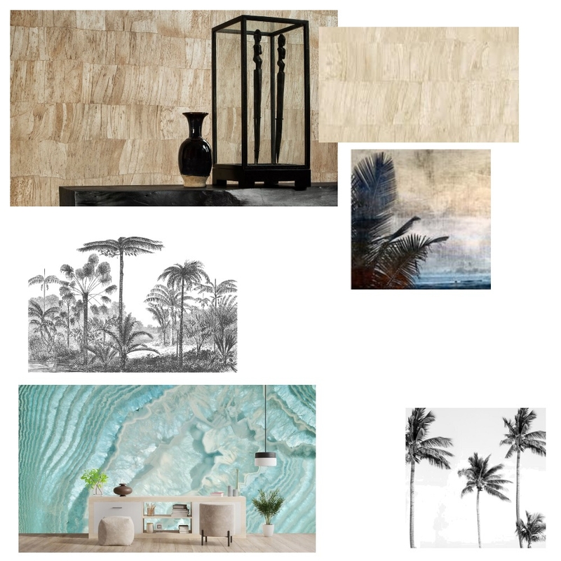 wall paper Mood Board by Blu Interior Design on Style Sourcebook