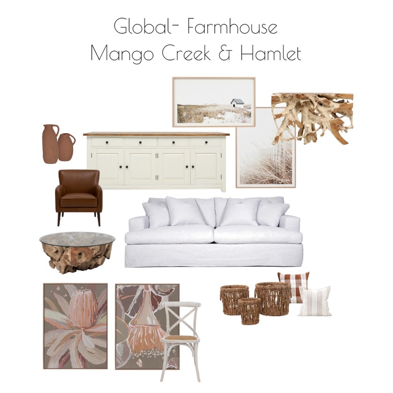 GLOBAL- FARMHOUSE Mood Board by crizelle on Style Sourcebook