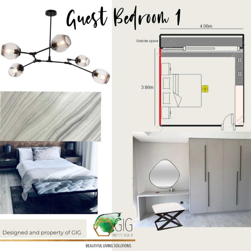 guest bedroom 1 Mood Board by Nadine Meijer on Style Sourcebook