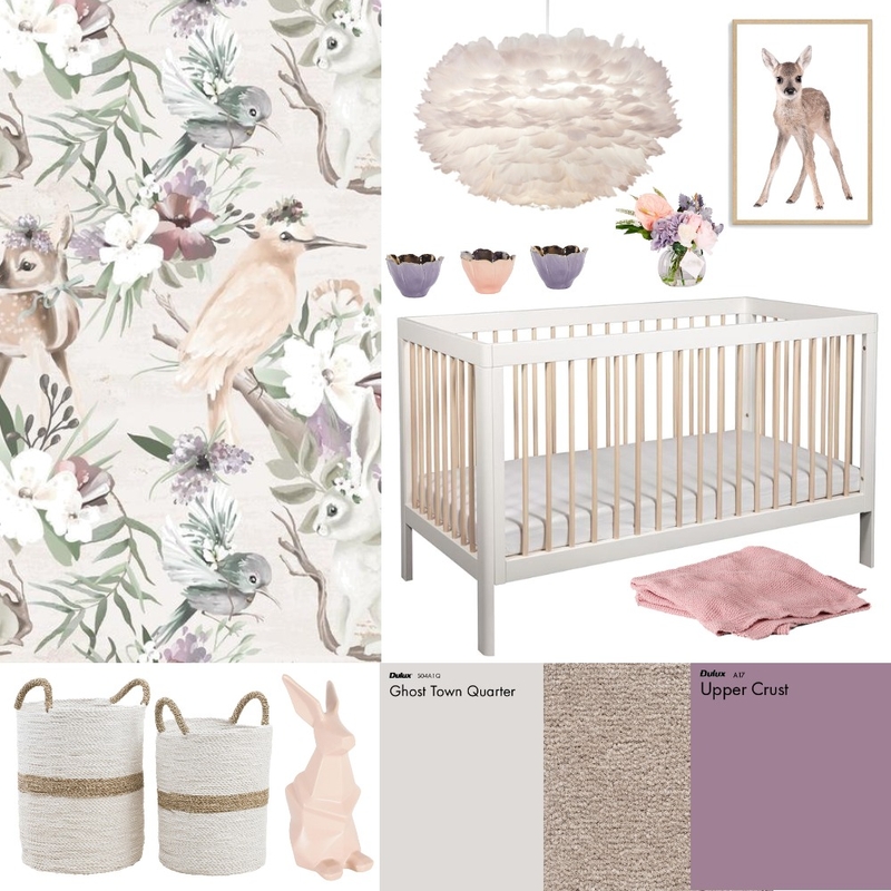 Woodland Nursery Mood Board by HLSDesign on Style Sourcebook