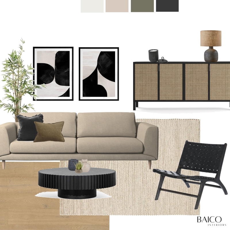 Japandi living Mood Board by Baico Interiors on Style Sourcebook