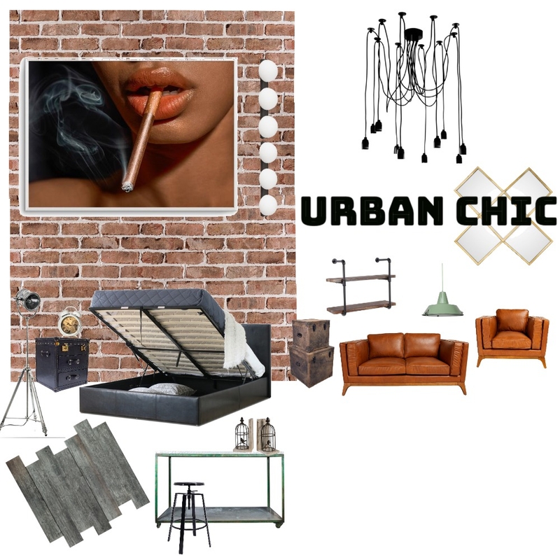 Modern Industrial Mood Board by Lauren S on Style Sourcebook