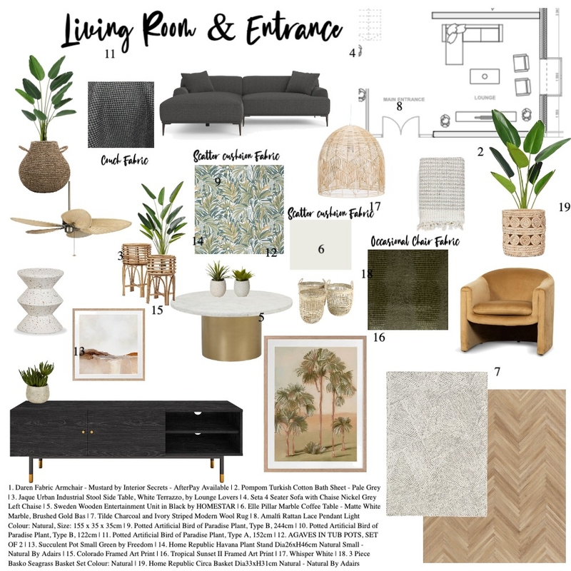 living Mood Board by Hannah Pride on Style Sourcebook