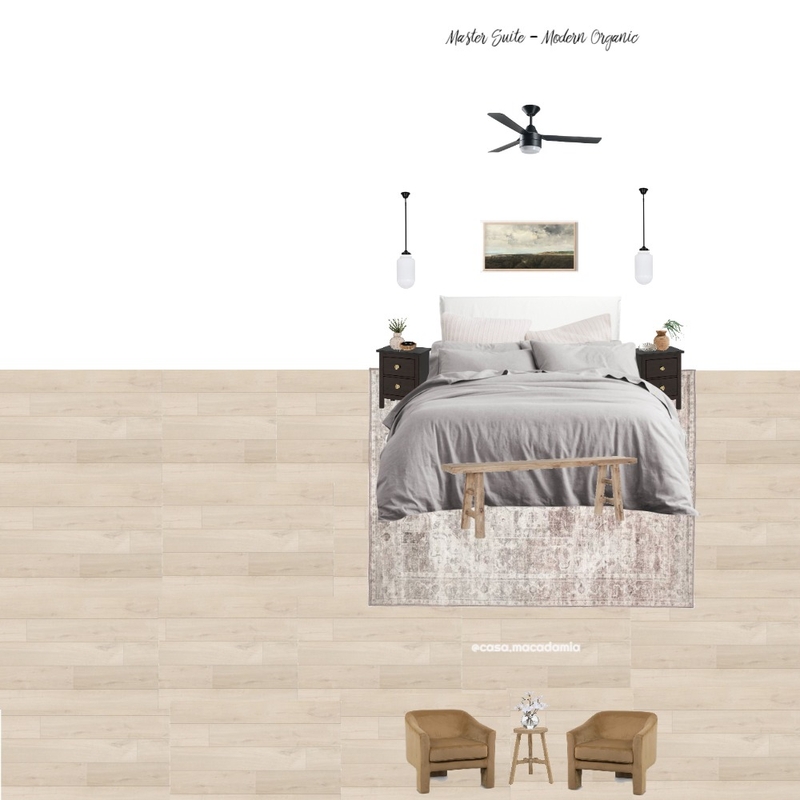 Master Suite - Modern Organic (Chateau - Hemnes - Velvet Chair)) Mood Board by Casa Macadamia on Style Sourcebook