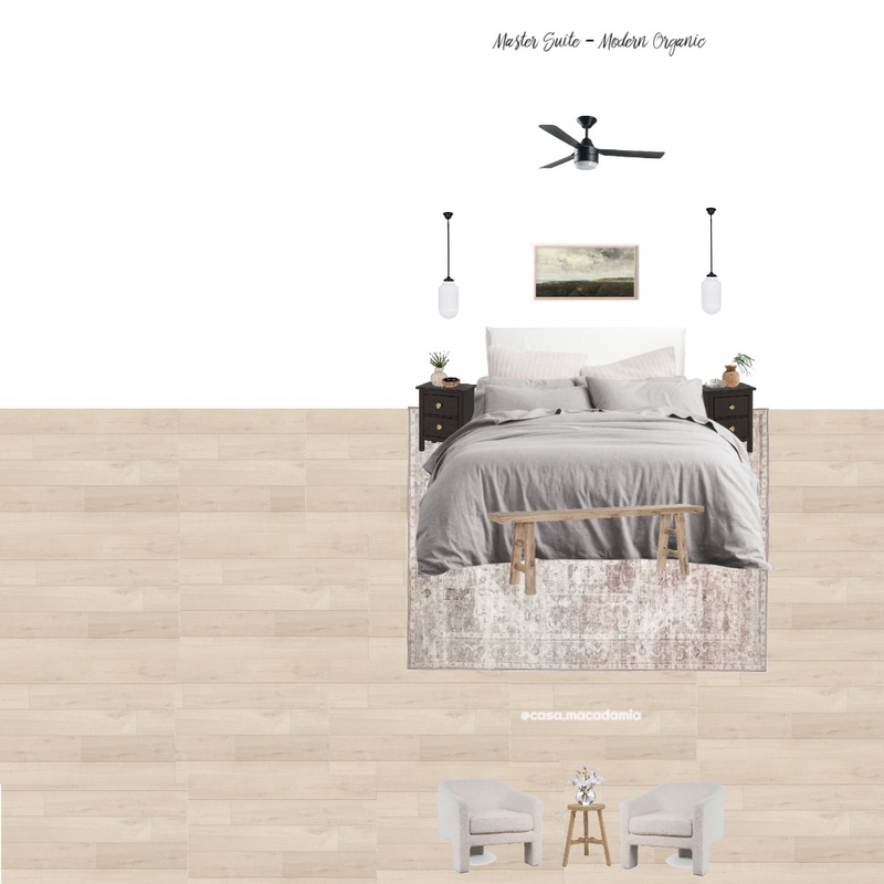 Master Suite - Modern Organic (Chateau - Hemnes - Boucle Chair)) Mood Board by Casa Macadamia on Style Sourcebook