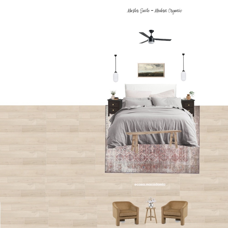 Master Suite - Modern Organic (Levent - Hemnes - Velvet Chair)) Mood Board by Casa Macadamia on Style Sourcebook