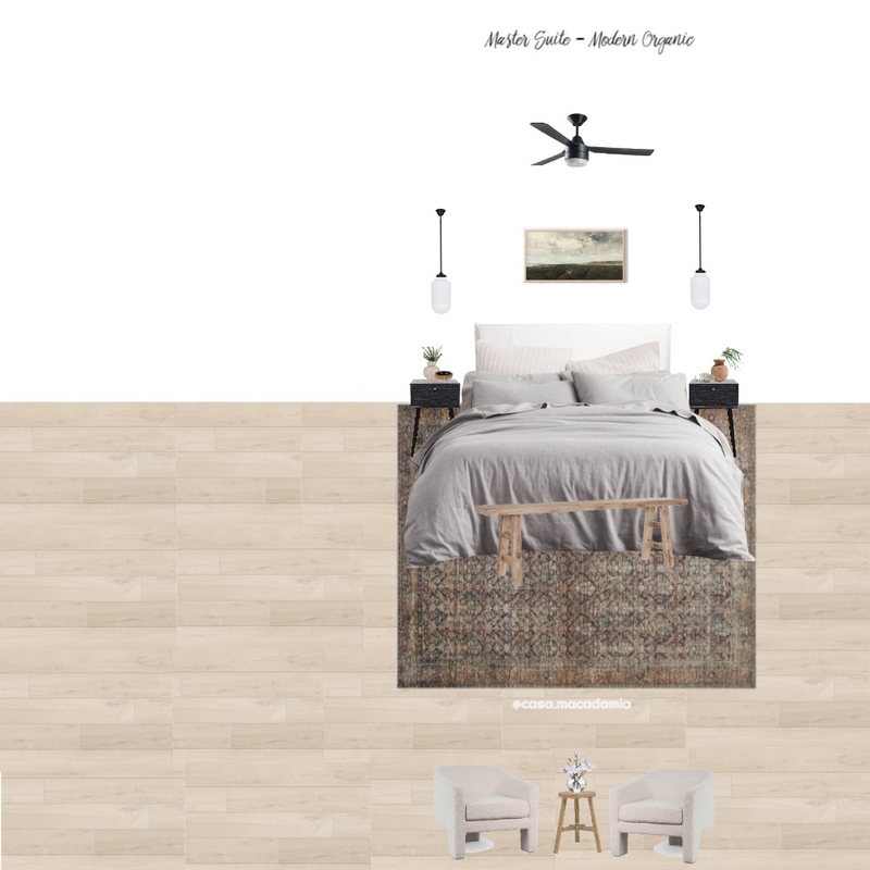 Master Suite - Modern Organic (Billie - Trent - Boucle Chair) Mood Board by Casa Macadamia on Style Sourcebook