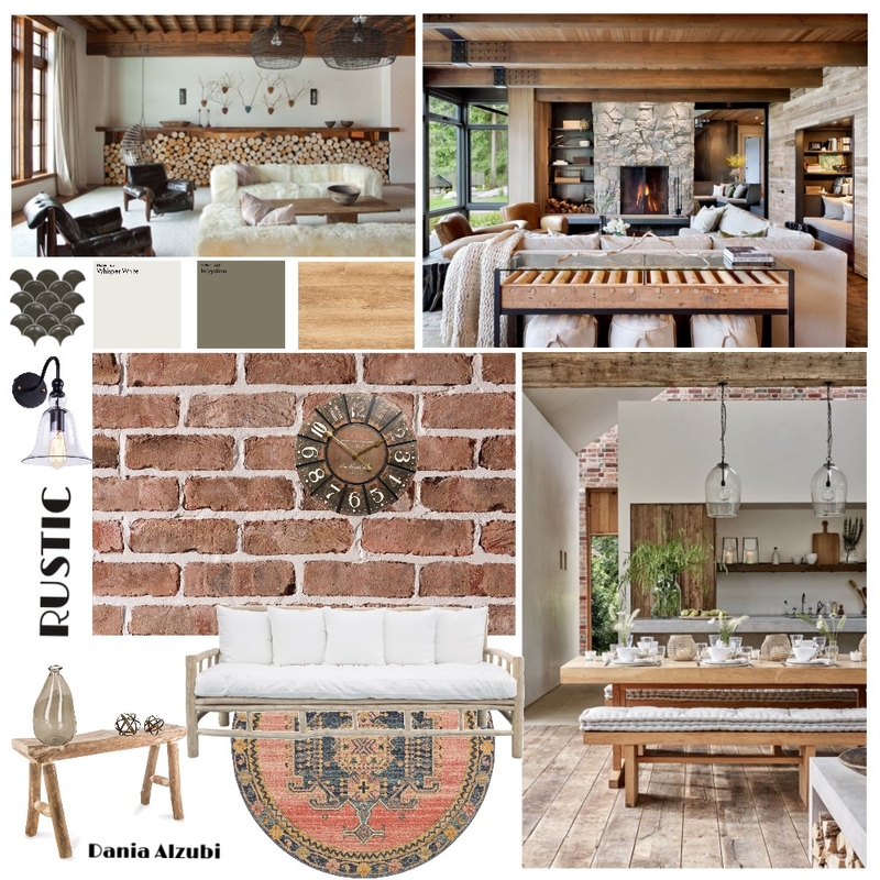 RUSTIC Mood Board by dania on Style Sourcebook