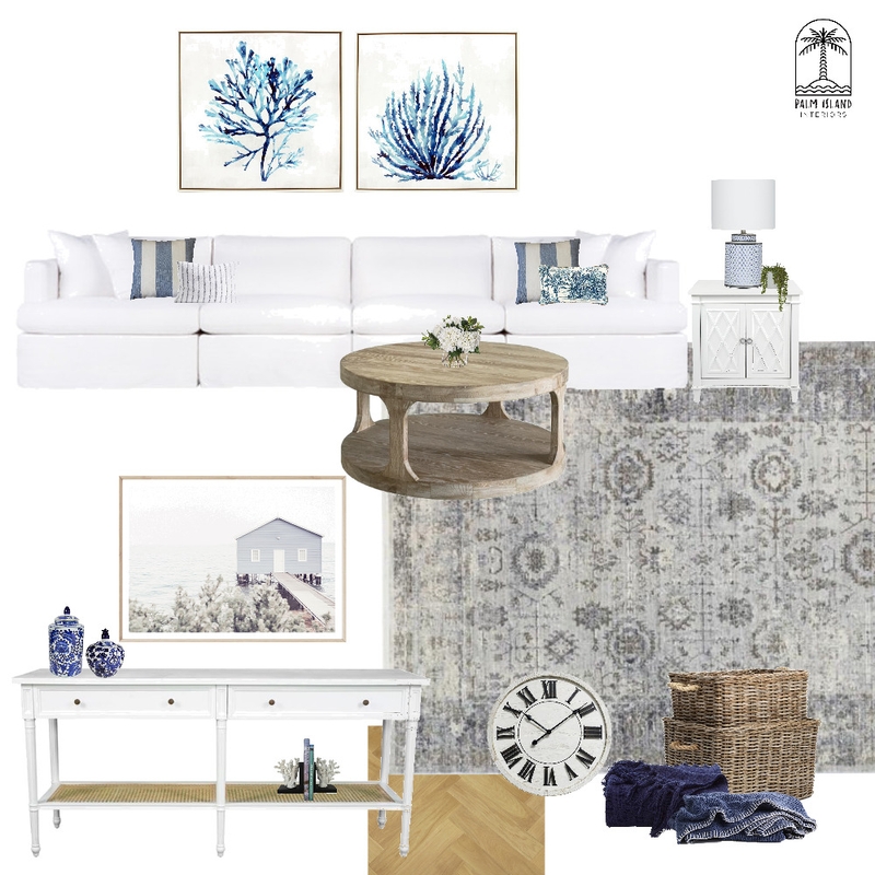 Hamptons Living Mood Board by Palm Island Interiors on Style Sourcebook