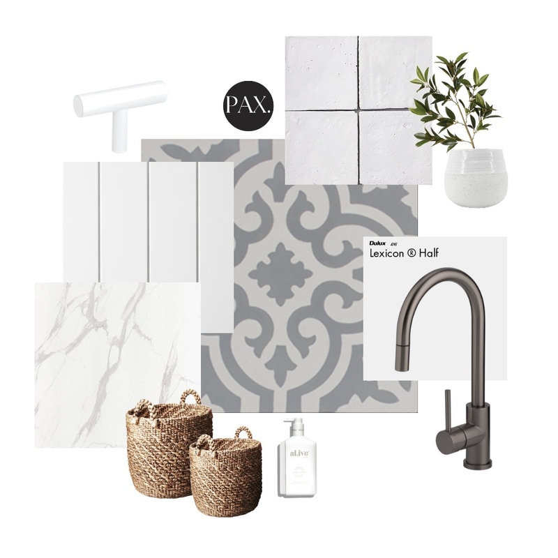 White Laundry Room Mood Board by PAX Interior Design on Style Sourcebook