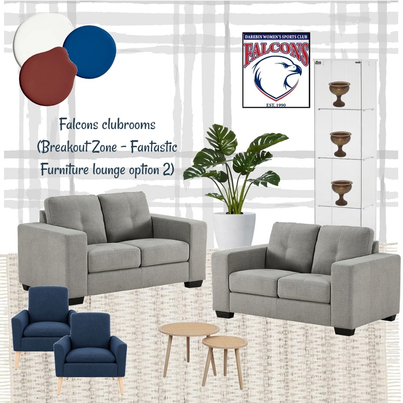 Falcons clubrooms_Fantastic Furniture v2 Mood Board by The Creative Advocate on Style Sourcebook