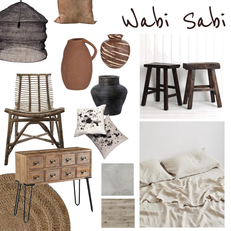 Wabi Sabi Mood Board by Jefsie Khushu on Style Sourcebook