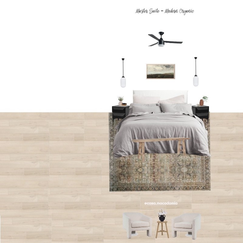 Master Suite - Modern Organic (Layla - Olson - Boucle Chair) Mood Board by Casa Macadamia on Style Sourcebook