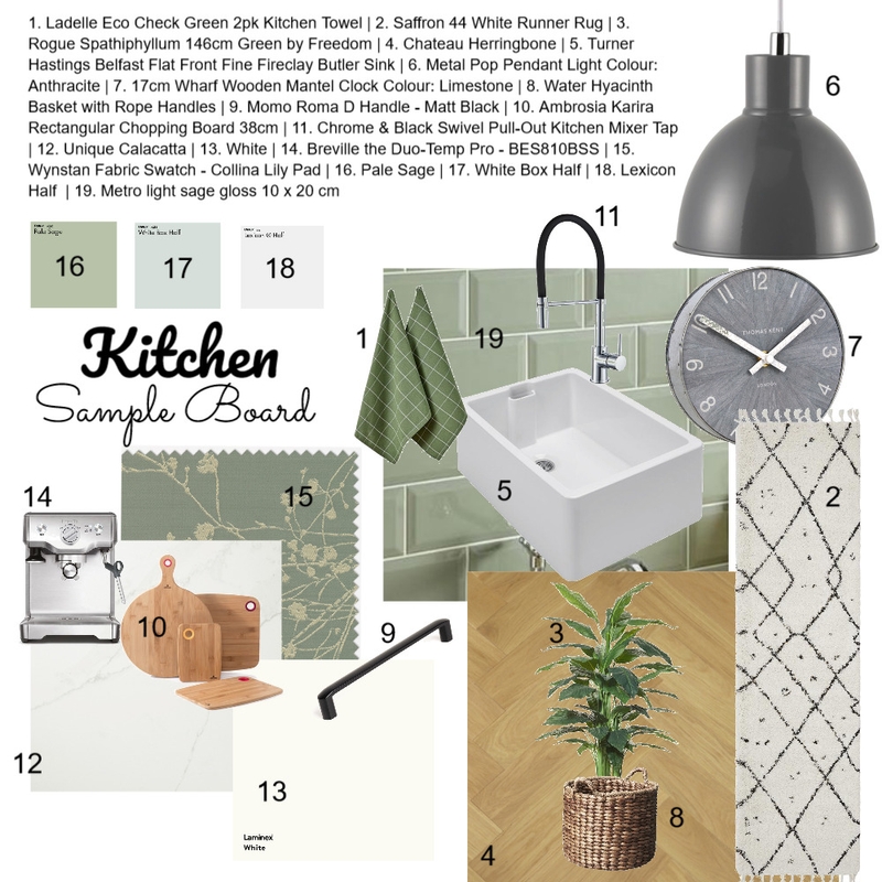 kitchen sample board Mood Board by debslabs on Style Sourcebook