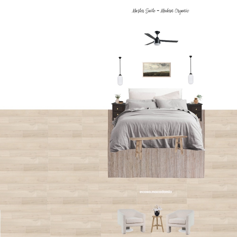 Master Suite - Modern Organic (Jute - Hemnes - Boucle Chair)) Mood Board by Casa Macadamia on Style Sourcebook