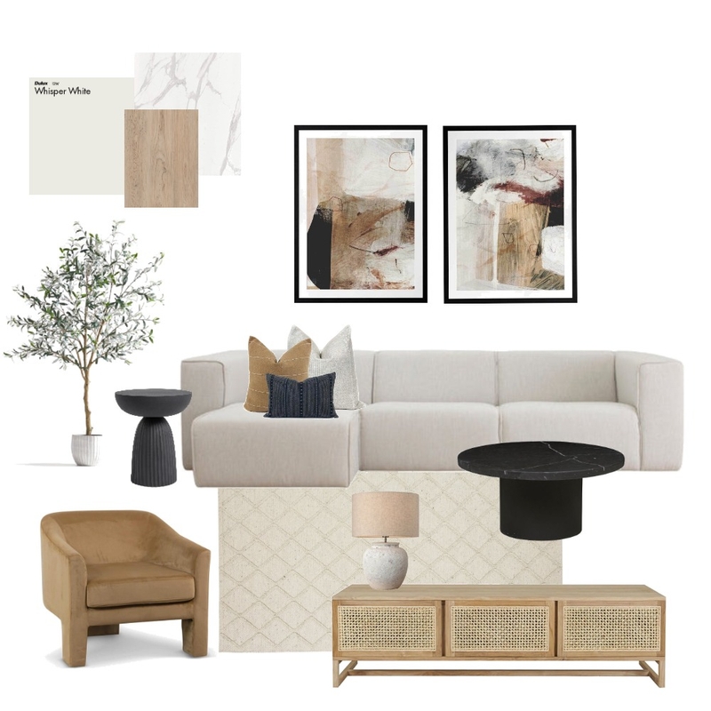 Contemporary Living Room Mood Board by Morgan Taylor Interiors on Style Sourcebook