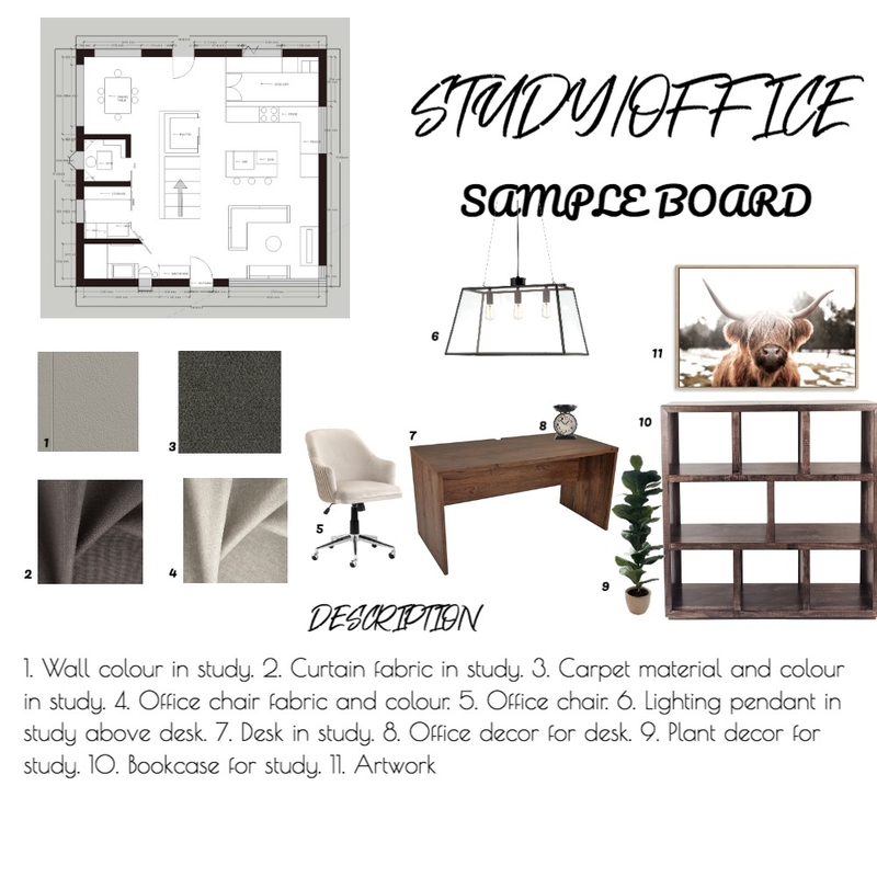 STUDY SAMPLE BOARD Mood Board by Trinity.Brennan on Style Sourcebook