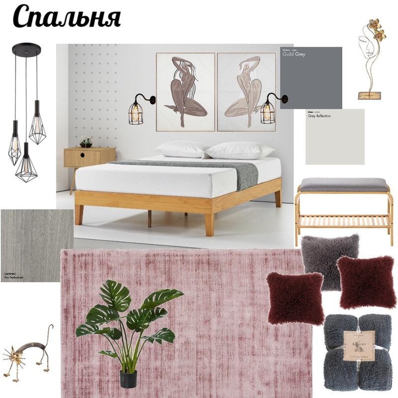 Спальня Mood Board by Lar on Style Sourcebook