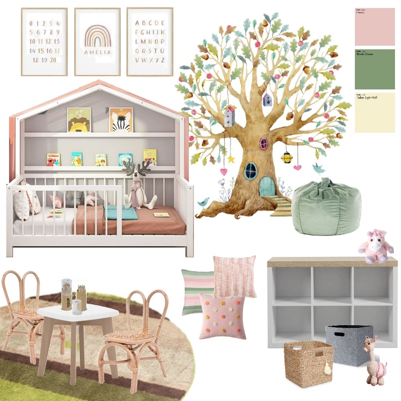 girls house room Mood Board by Lucey Lane Interiors on Style Sourcebook