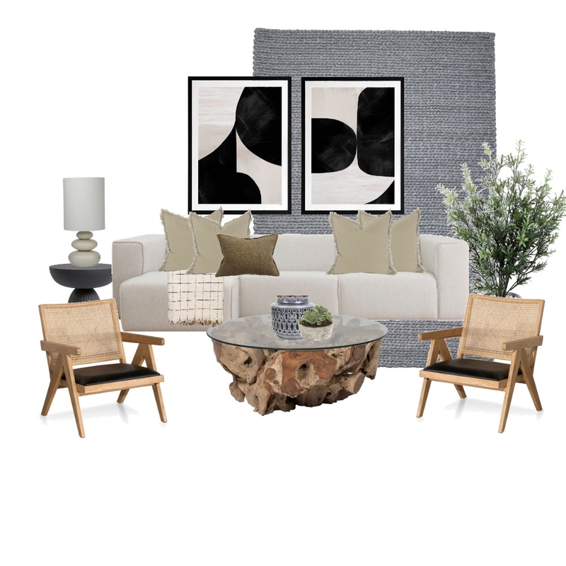 Rustic Modern Living room Mood Board by CC Interiors on Style Sourcebook