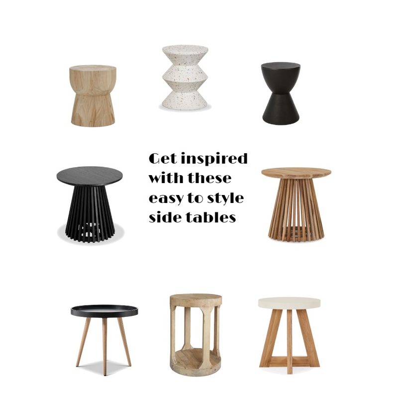 side tables Mood Board by The Inspired home on Style Sourcebook