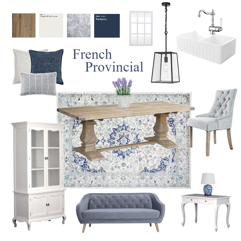 French Provincial Mood Board by Rebecca Smith on Style Sourcebook