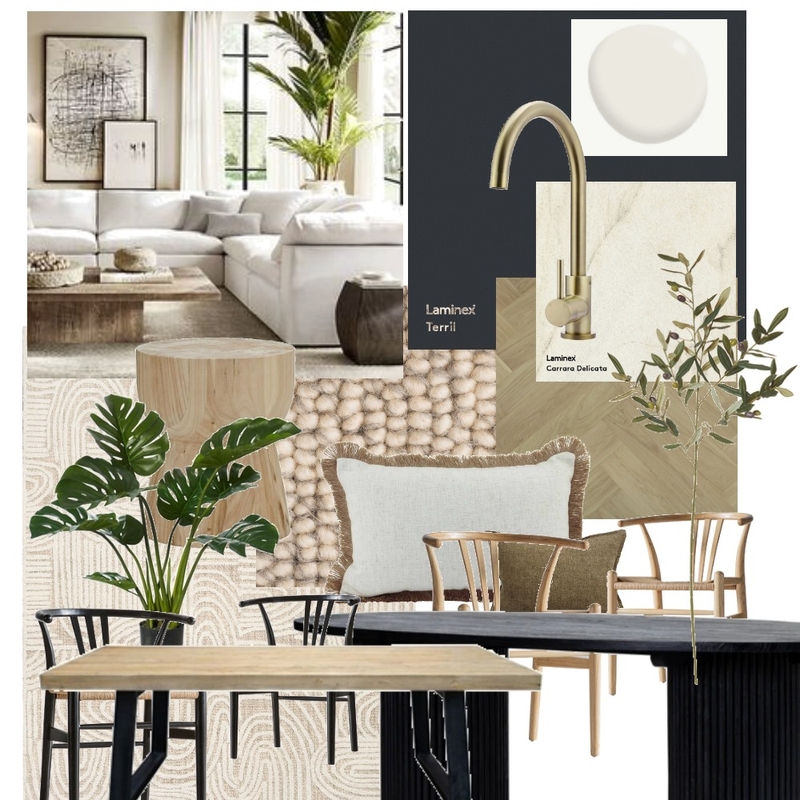 Kitching/Living Palette 2 P & V Mood Board by Colette on Style Sourcebook