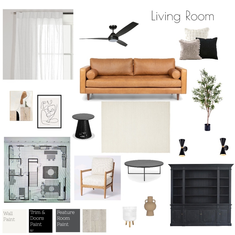 Living Room Mood Board by Miranda Nacarelli on Style Sourcebook