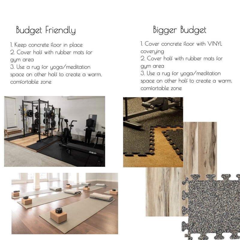 Drew & Leah's Garage Space Mood Board by katkaczmarek on Style Sourcebook