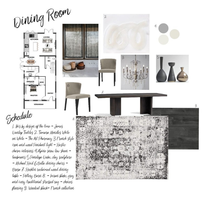 dining Mood Board by Michelle Boyd on Style Sourcebook