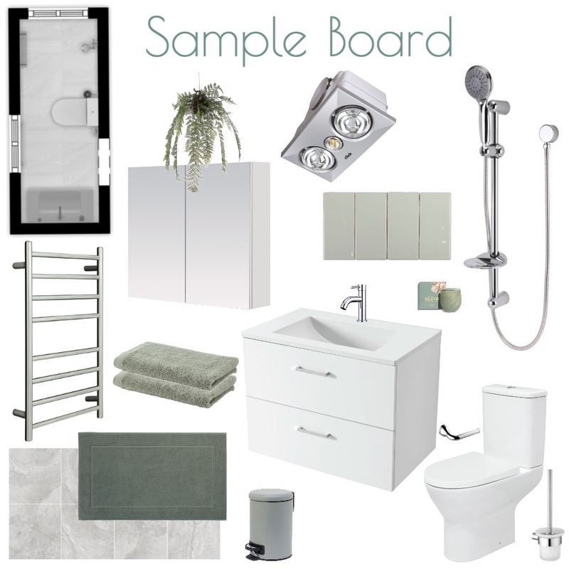 Ensuite Bathroom Mood Board by brigid on Style Sourcebook