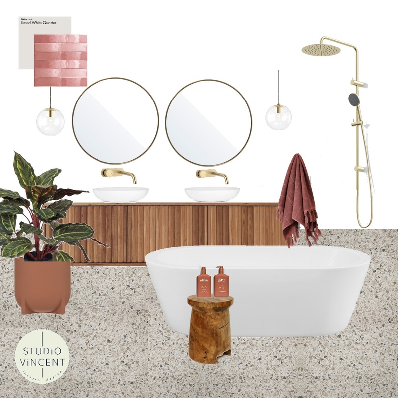 Bathroom Fern Tree Cinnamon Mood Board by Studio Vincent on Style Sourcebook