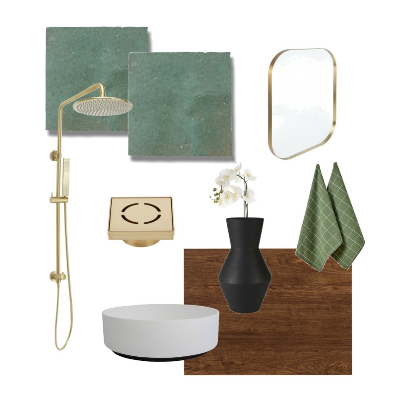 Mid-century Bathroom Mood Board by ABI Interiors on Style Sourcebook