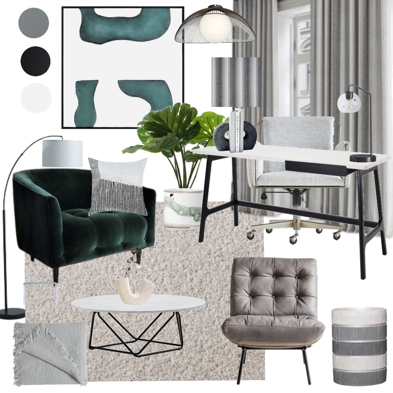 Study Room Mood Board by Reynaguelos on Style Sourcebook