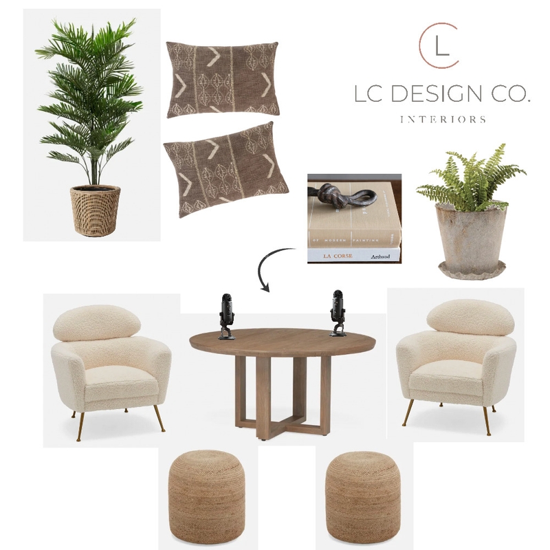 Podcast zone Mood Board by LC Design Co. on Style Sourcebook