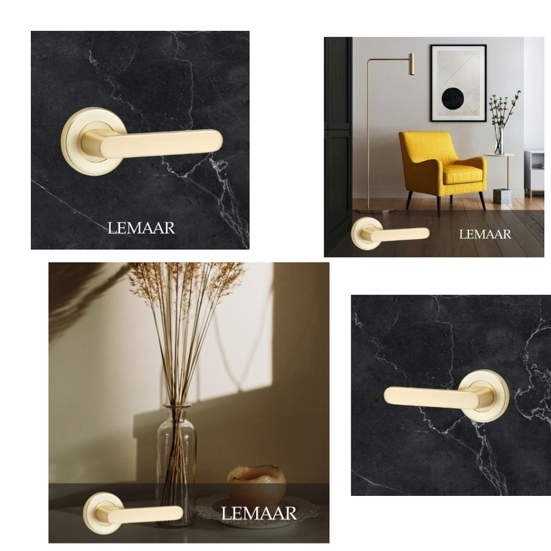 Brushed Brass door handles Mood Board by Door hardware on Style Sourcebook