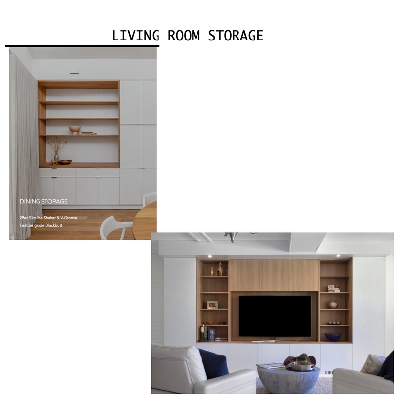 LIVING ROOM STORAGE Mood Board by Organised Design by Carla on Style Sourcebook