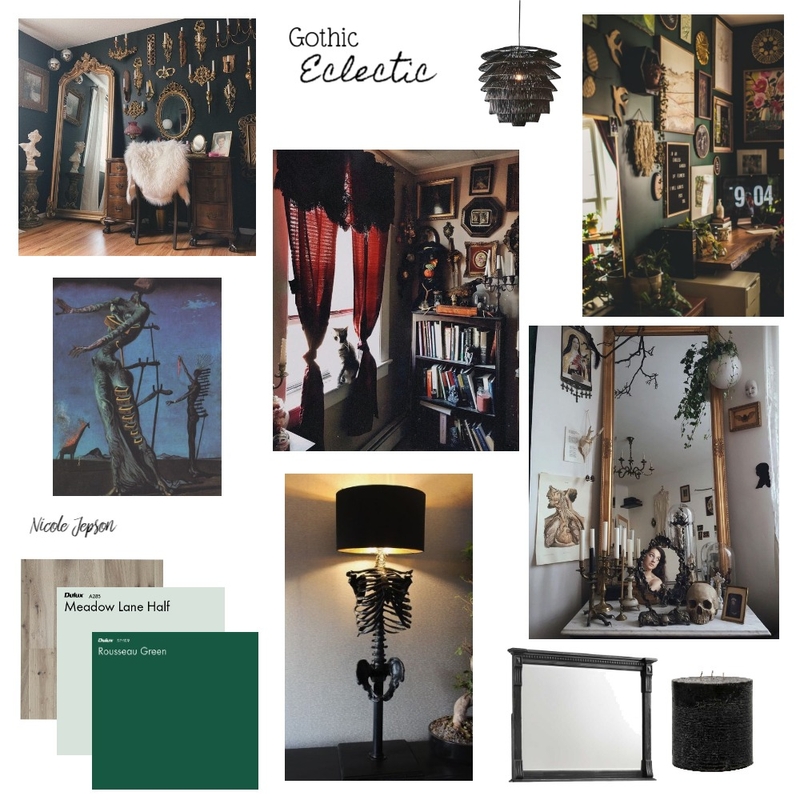 Gothic Eclectic Mood Board by NicoleJepson on Style Sourcebook