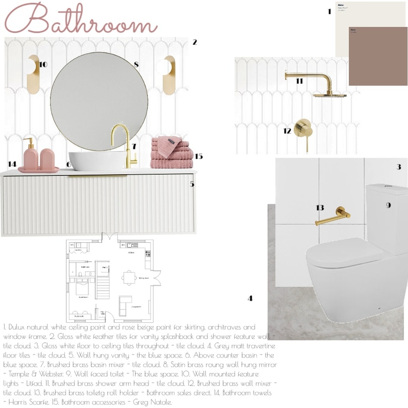 Module 9 - Bathroom Mood Board by Jackie.e on Style Sourcebook