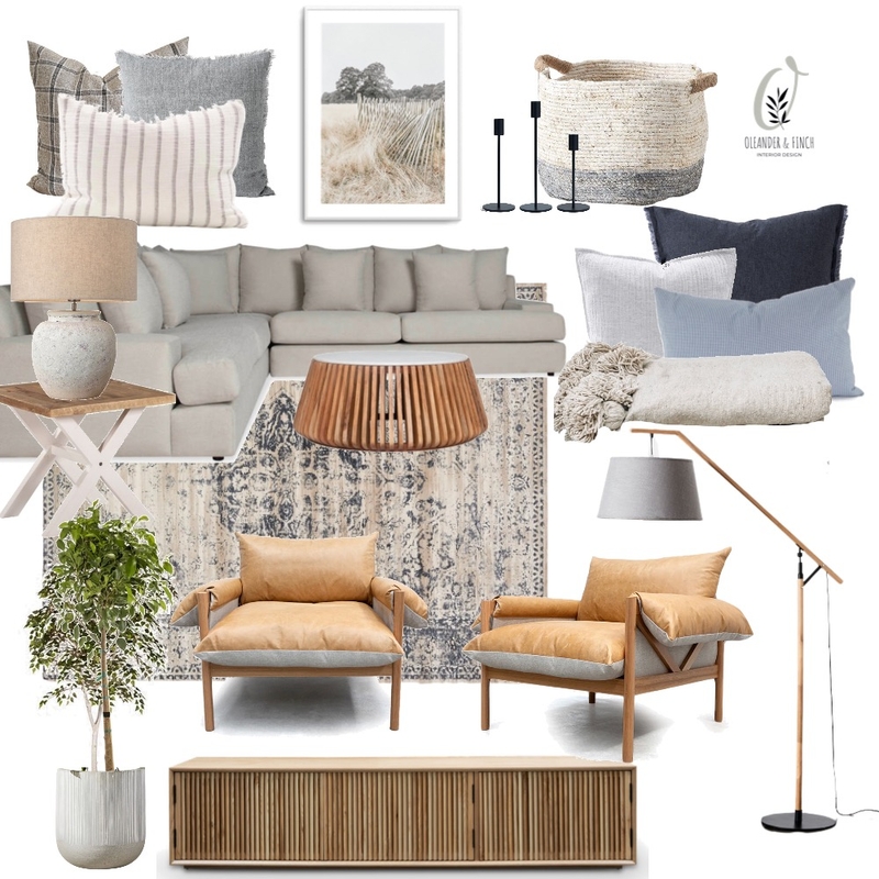 Jess Transitional Living Room Mood Board by Oleander & Finch Interiors on Style Sourcebook