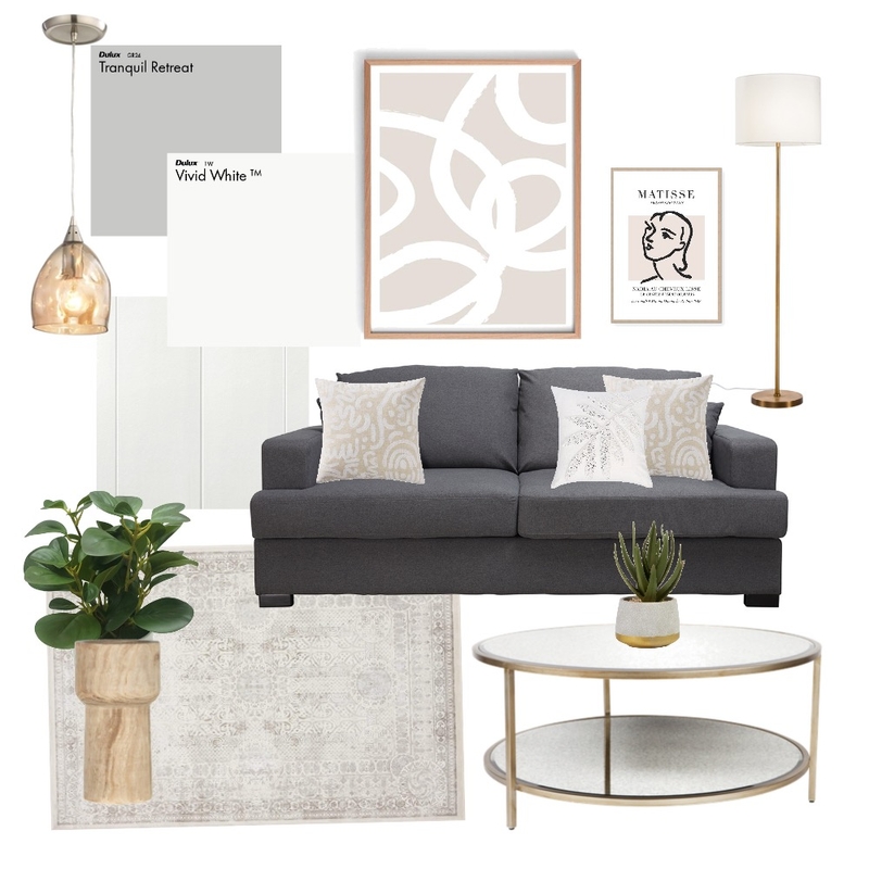 Caz lounge gold accents Mood Board by Botanic Interiors on Style Sourcebook